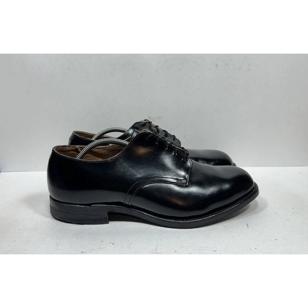 Vintage 1983 Thurmont Black Military Dress‎ Oxford Shoes Men's Size 10.5 XW